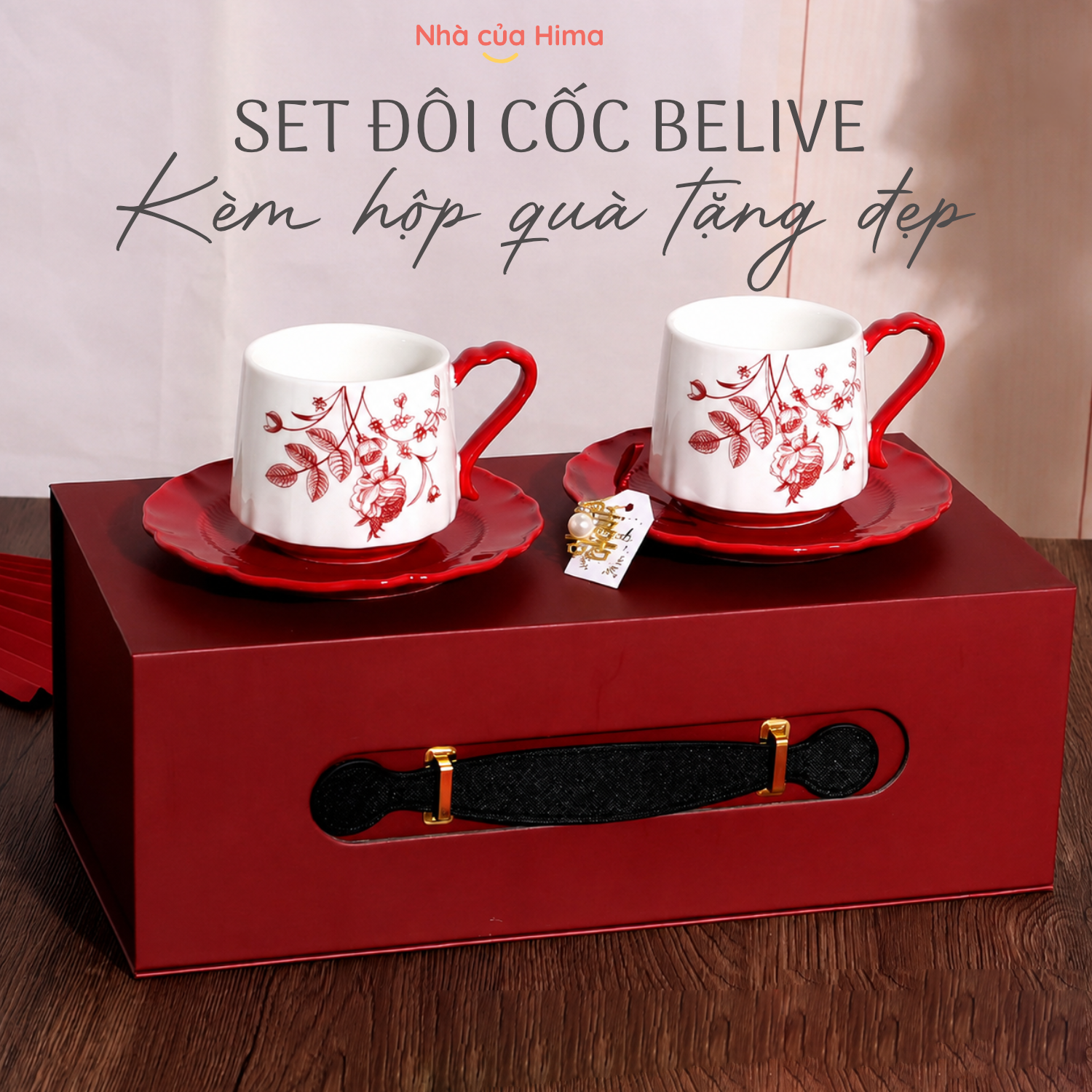 Set đôi cốc Belive kèm hộp đẹp