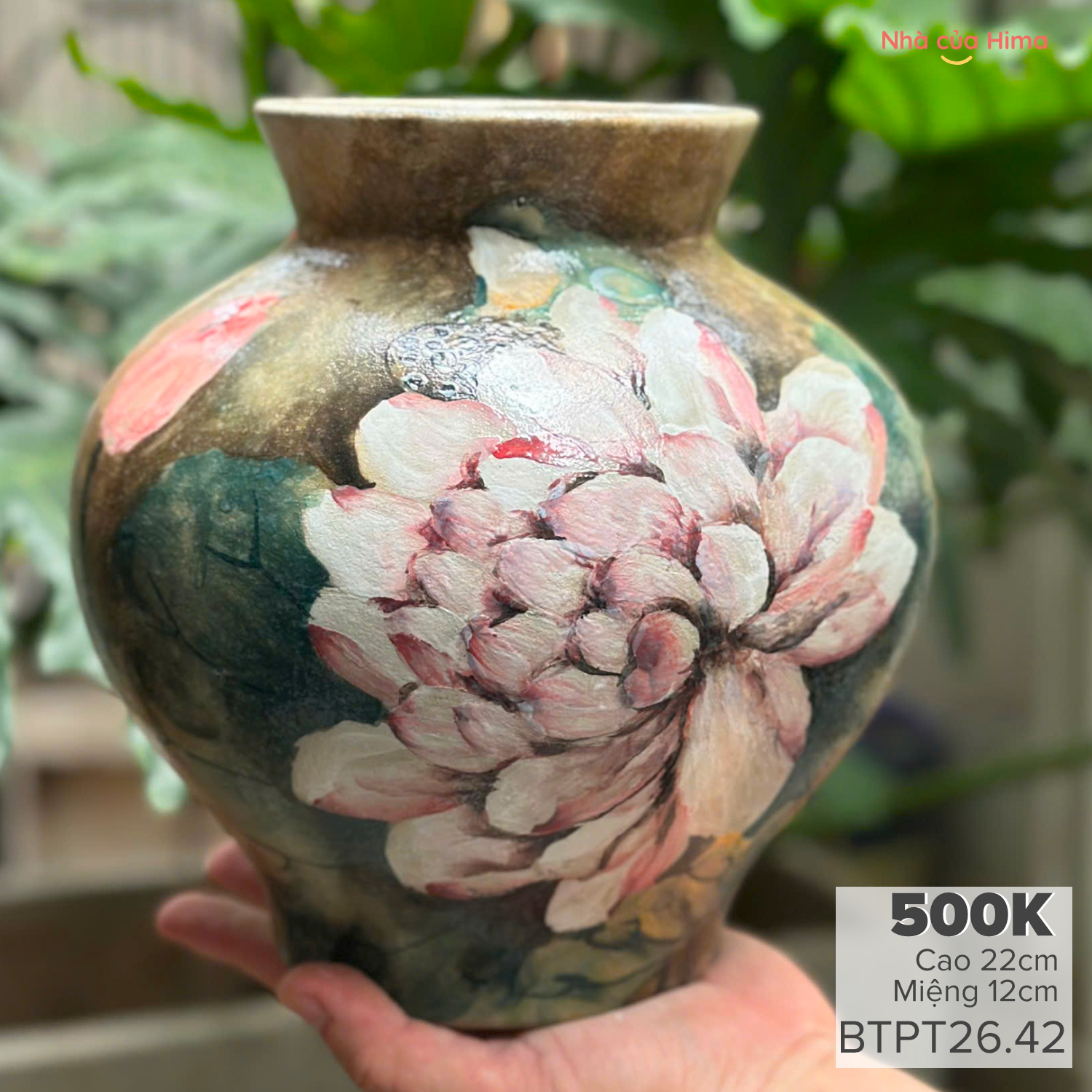 Vò miệng loe gốm Phong Thu BTPT26.42