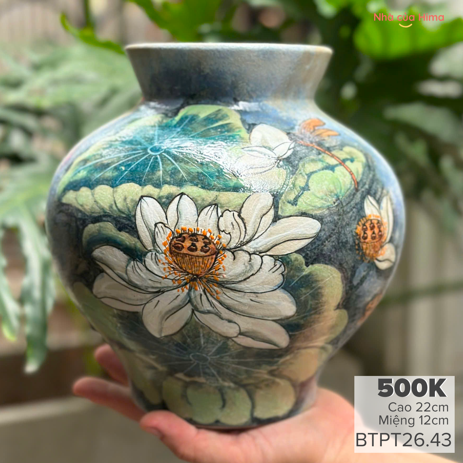 Vò miệng loe gốm Phong Thu BTPT26.43