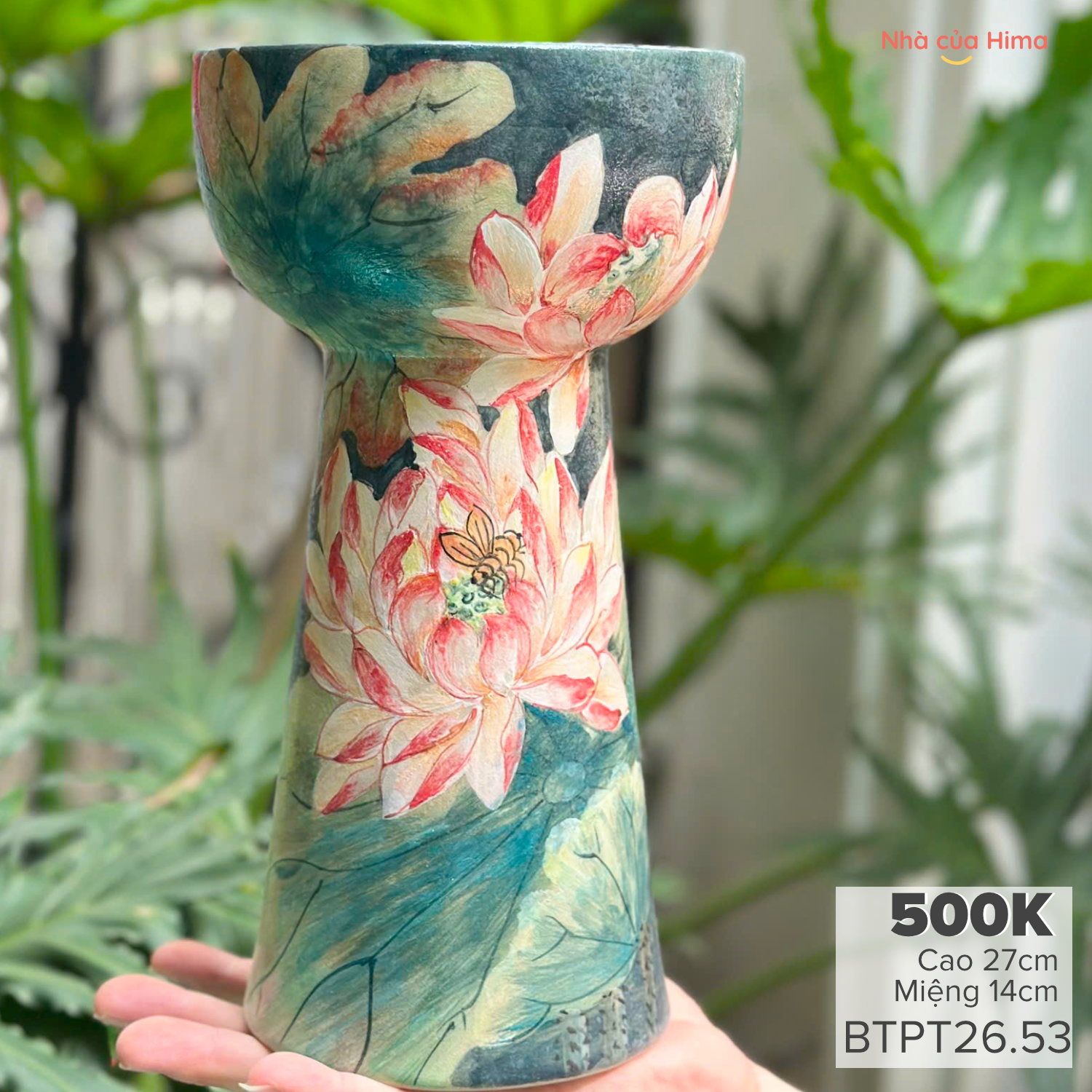 Ly búp bê gốm Phong Thu BTPT26.53