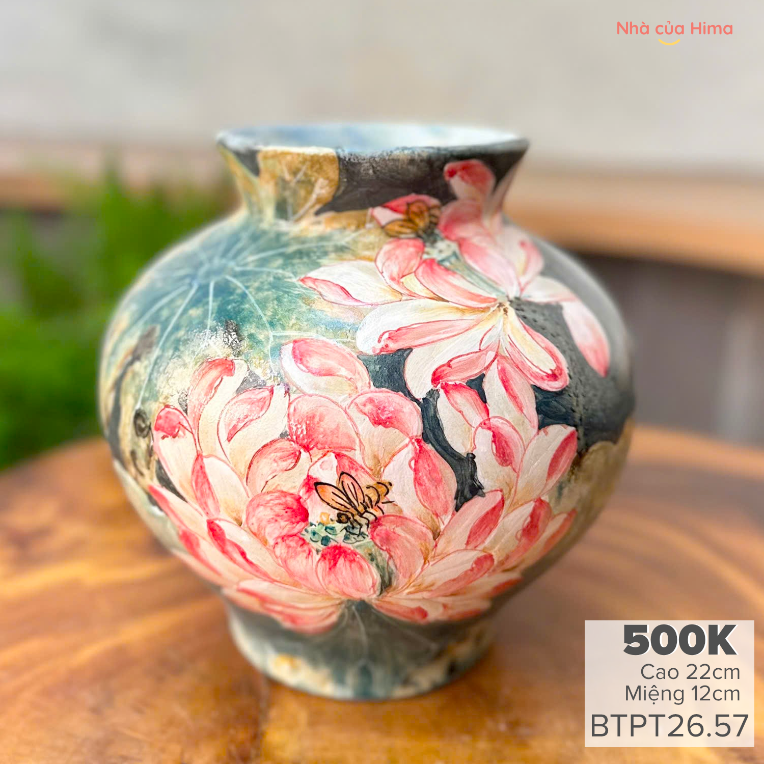 Vò miệng loe gốm Phong Thu BTPT26.57