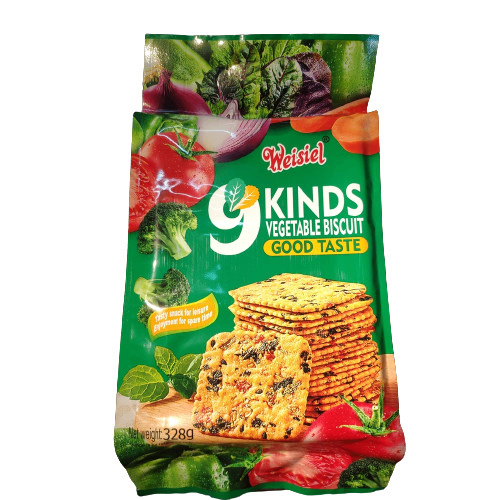 Bánh Quy Rau Củ Weisiel 9 Kinds Vegetable Biscuit 328g