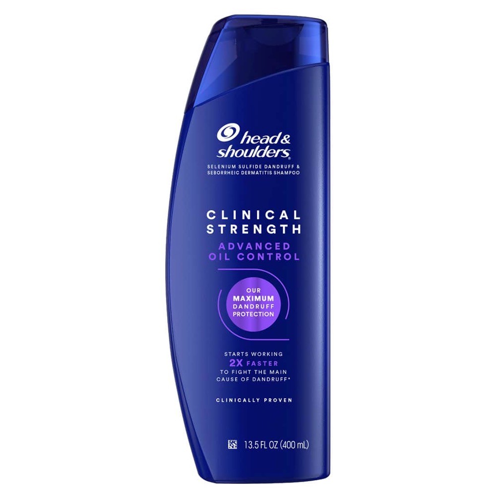 Dầu Gội Đặc Trị Gàu Và Kiểm Soát Dầu Head & Shoulders Clinical Strength Advanced Oil Control (Chai 400ml)