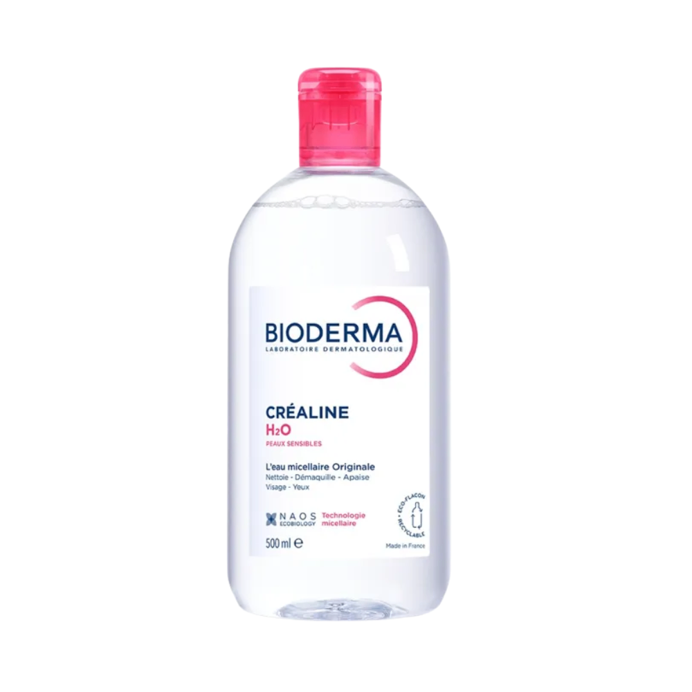 Nước Tẩy Trang Dành Cho Da Nhạy Cảm Bioderma Créaline H2O Micellar Water (Chai 500ml).