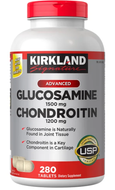 Viên Uống Hỗ Trợ Xương Khớp Kirkland Signature Advanced Glucosamine 1500mg & Chondroitin 1200mg, 280 Viên