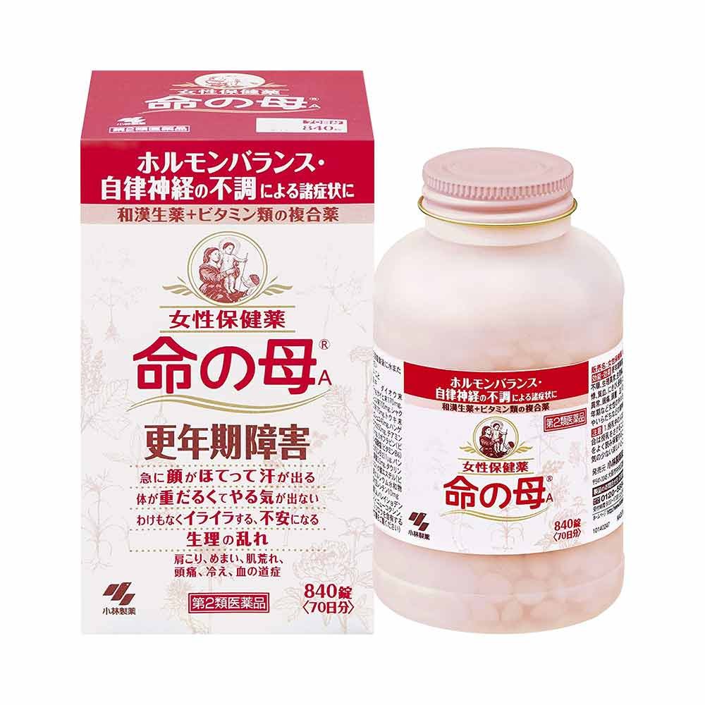 Viên Uống Hỗ Trợ Sức Khỏe Phụ Nữ Kobayashi Inochi No Haha A - Hộp 840 Viên (Liệu trình 70 ngày)