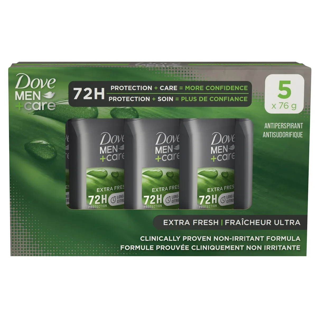 Lăn Khử Mùi Nam Dove Men+Care Extra Fresh 72H Antiperspirant Deodorant Stick (76g).