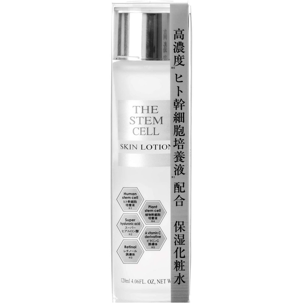 Nước Hoa Hồng Dưỡng Ẩm Trẻ Hóa Da The Stem Cell Skin Lotion – High Concentration Human Stem Cell Culture Solution (Chai 120ml).