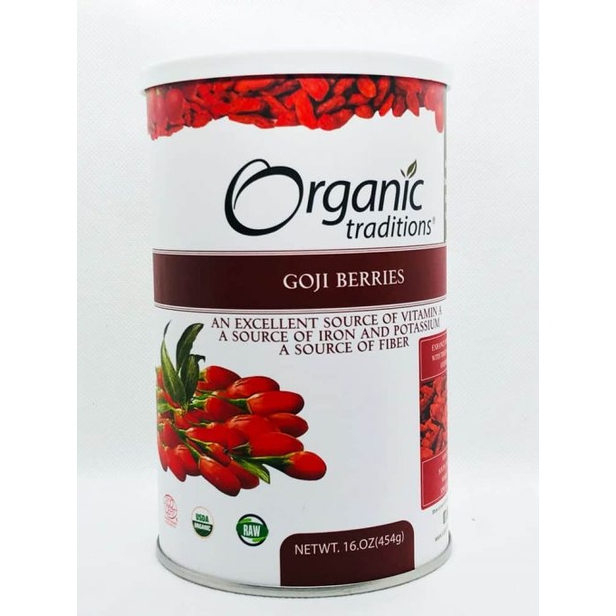 Kỷ Tử Hữu Cơ Organic Traditions Goji Berries 454g
