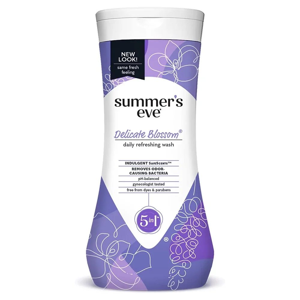 Dung Dịch Vệ Sinh Phụ Nữ Summer's Eve Cleansing Wash – Hương Delicate Blossom (Chai 444ml)