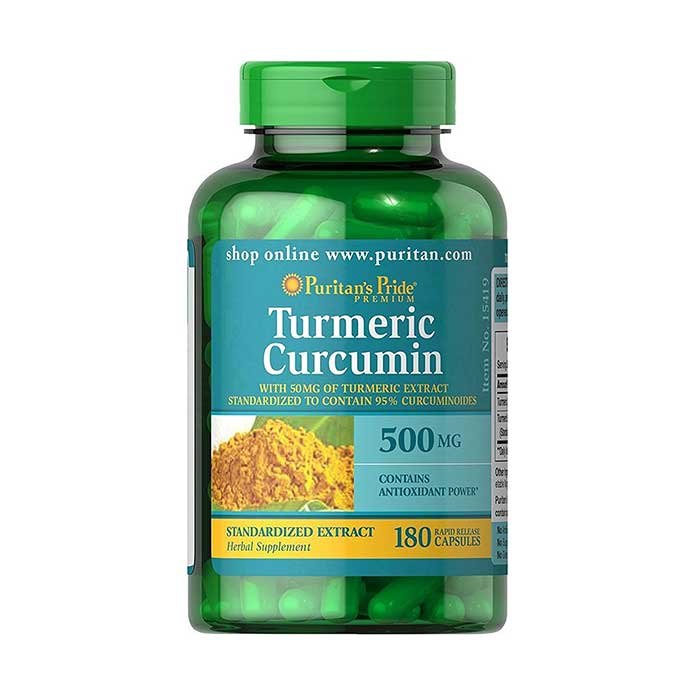 Viên Uống Nghệ Puritan's Pride Turmeric Curcumin 500 mg, 180 Viên