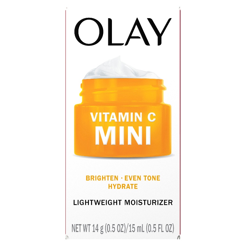 Kem Dưỡng Sáng Da Olay Vitamin C Mini Lightweight Moisturizer - Hũ 14g (15ml)