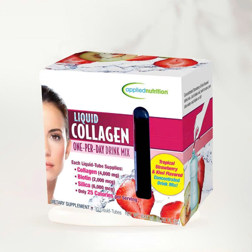 Nước Uống Bổ Sung Liquid Collagen One-Per-Day Drink Mix – Applied Nutrition, 30 Ống
