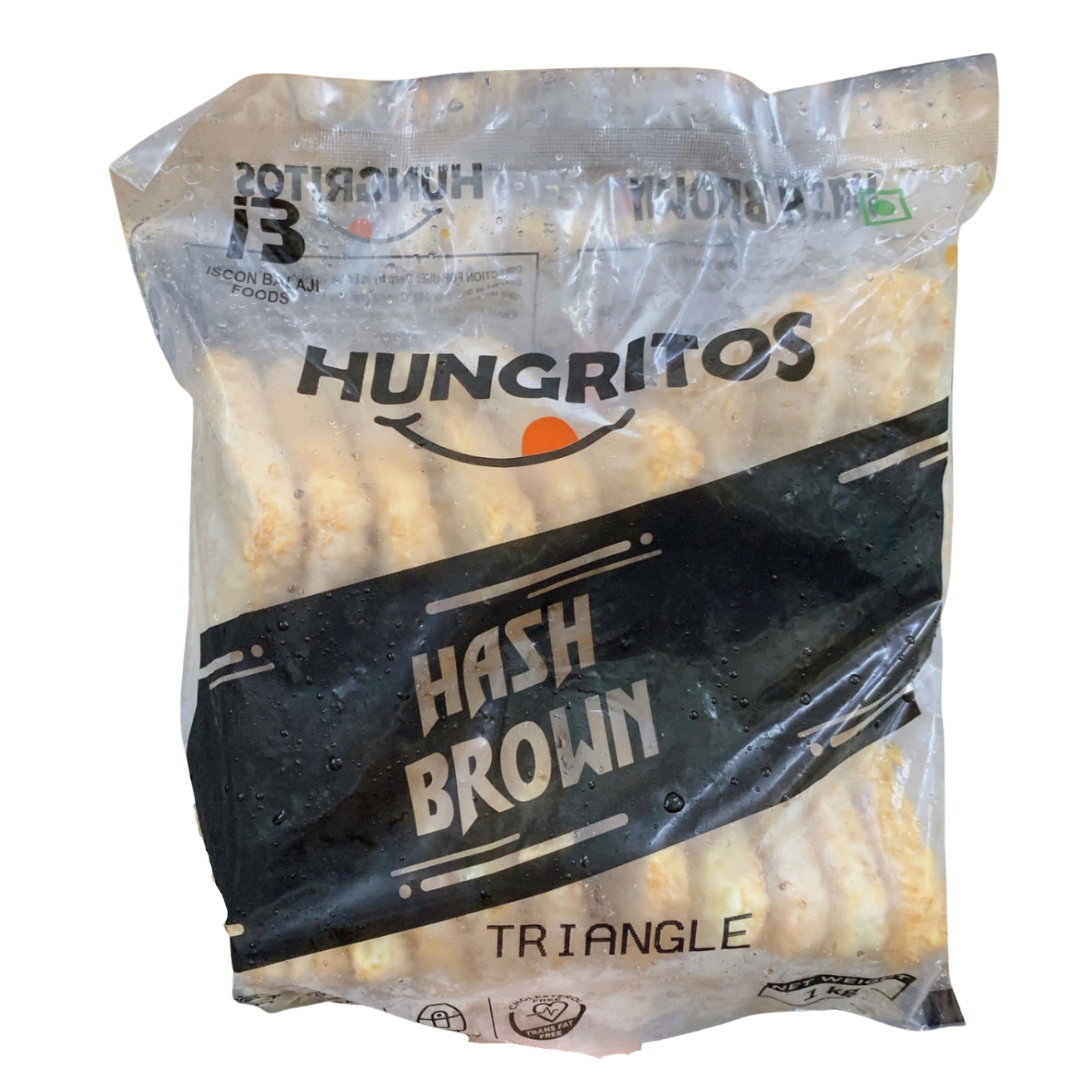 Bánh Khoai Tây Bào Chiên Hungritos Hash Brown Triangle 1Kg