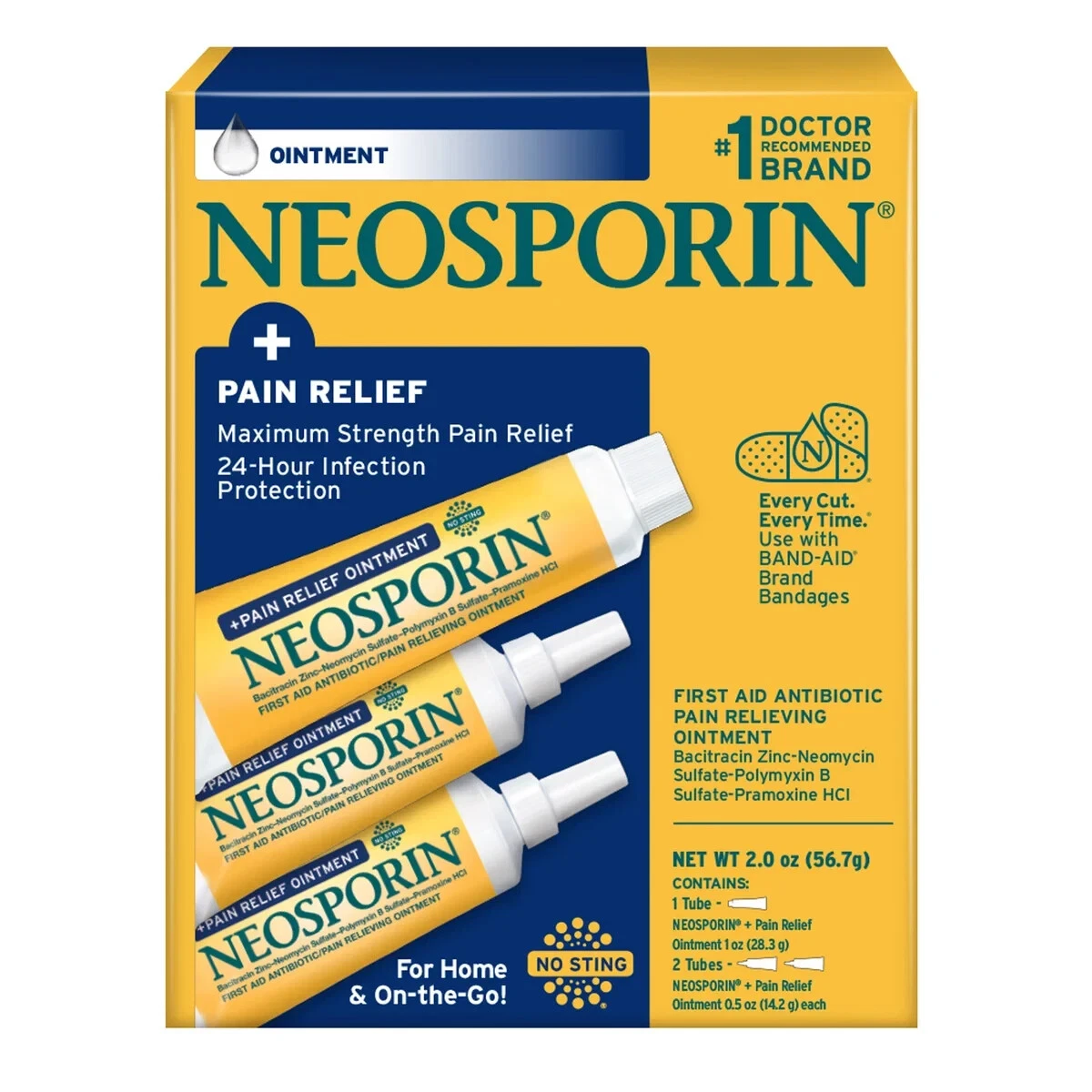 Thuốc mỡ bôi ngoài da Neosporin sơ cứu