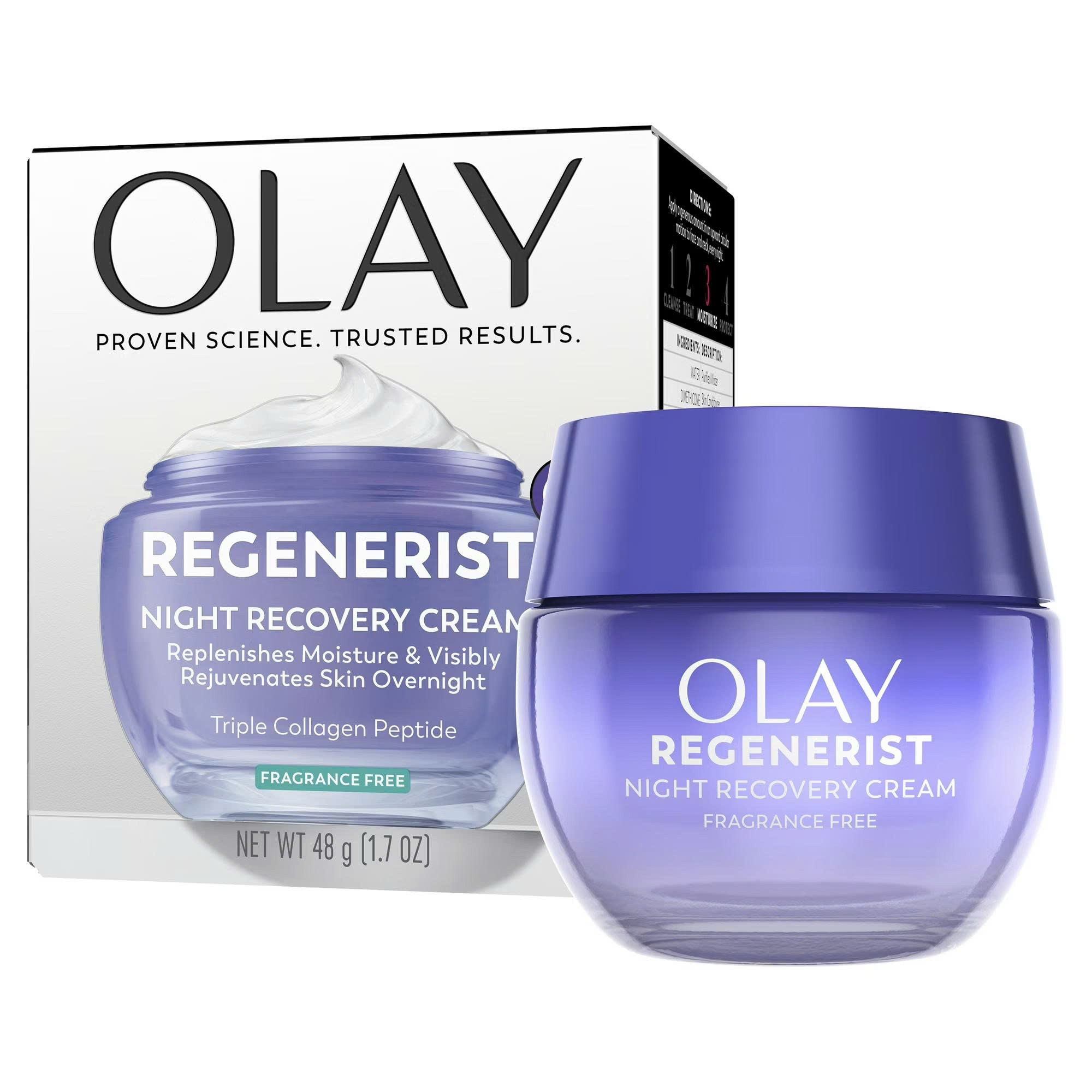 Kem Dưỡng Phục Hồi Ban Đêm Olay Regenerist Night Recovery Cream – Fragrance Free (Hũ 48g)