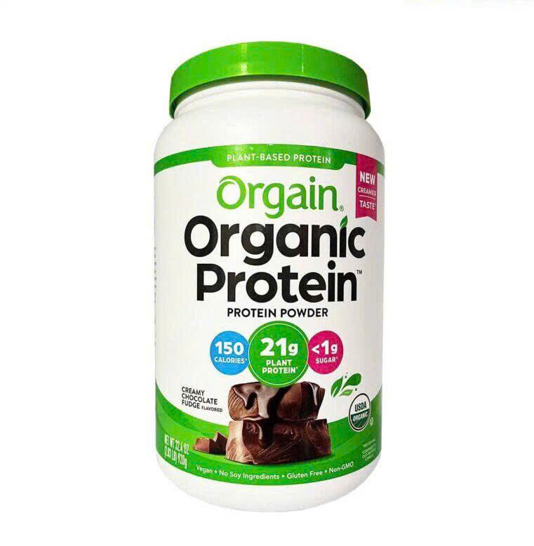 Bột protein thực vật Orgain vị chocolate