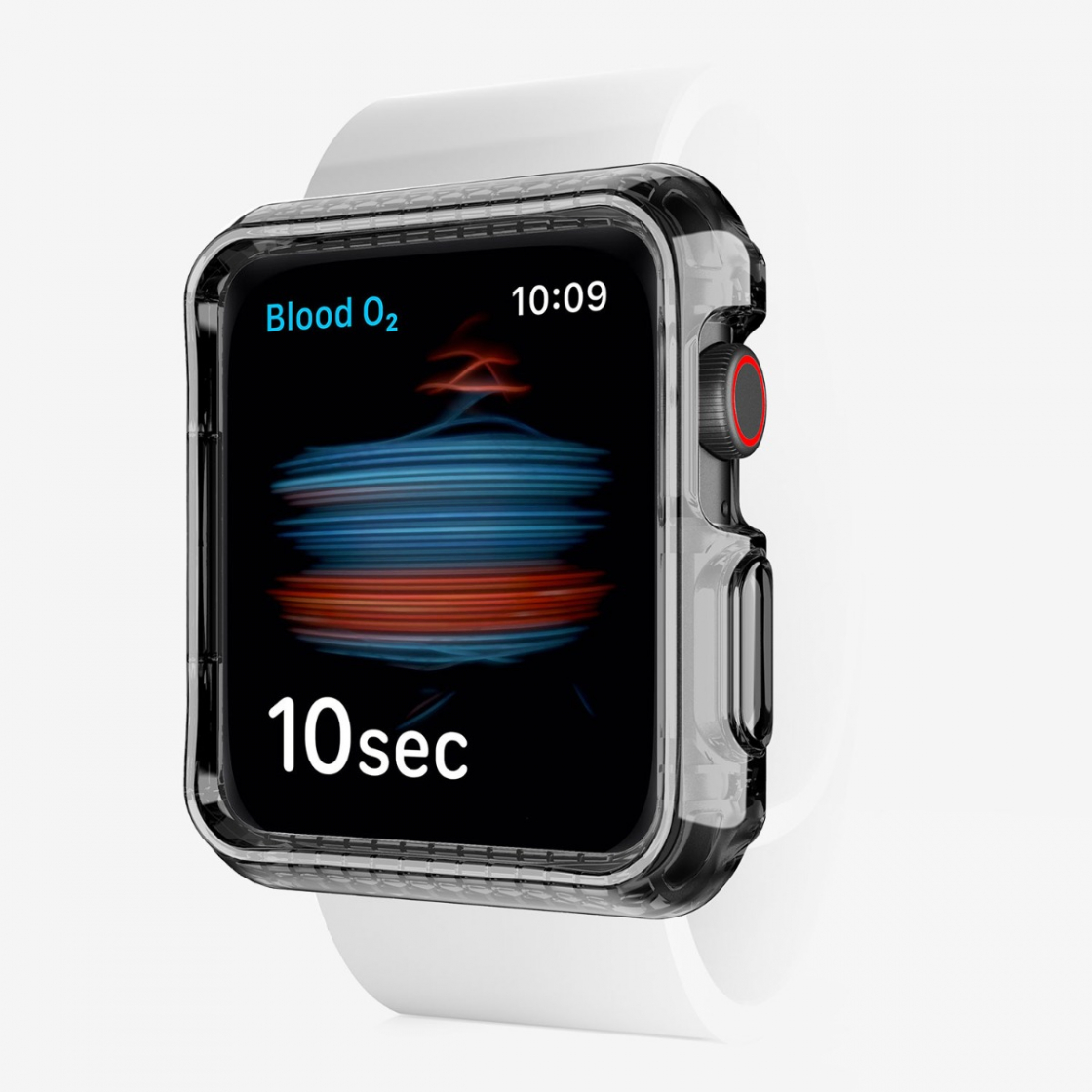 BỘ ỐP KHÁNG KHUẨN VÀ CHỐNG SỐC QUÂN SỰ ITSKINS (PHÁP) SPECTRUM // CLEAR﻿﻿﻿﻿ – ANTIMICROBIAL dành cho Apple Watch SE/4/5/6 40/44MM
