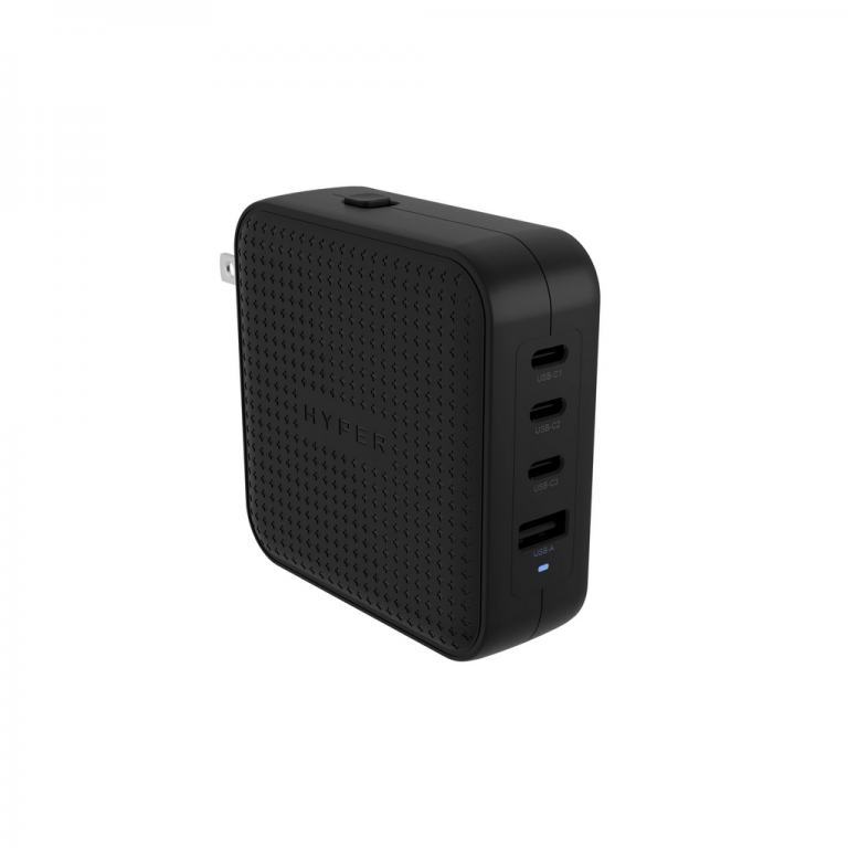 SẠC ĐA NĂNG HYPERJUICE 100W USB-C GAN TRAVEL CHARGER NHIỆT MÁT 22% (GỒM BỘ CHUYỂN ĐỔI UK/EU/AU VÀ C8 ADAPTER NỐI DÀI) – HJ1002