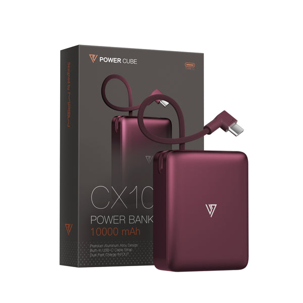 Pin dự phòng siêu nhỏ POWERCUBE by MIPOW (USA) Ultra-Mini Aluminum (10000 mAh) Chứng chỉ CCC – CX10