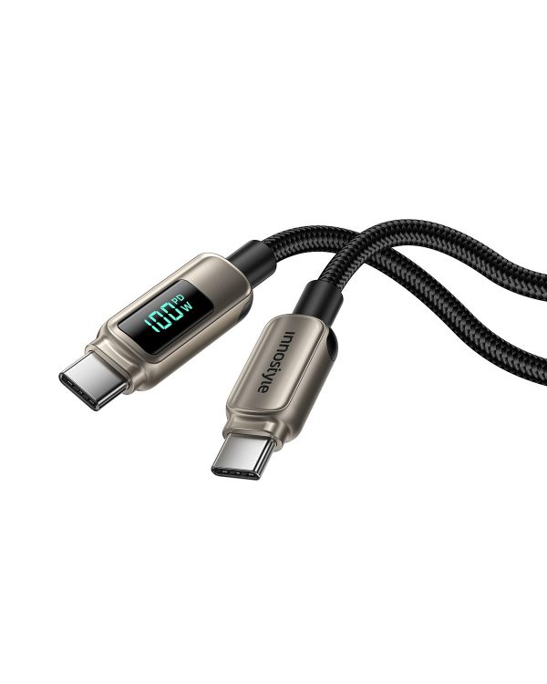 Cáp sạc Innostyle USB-C to USB-C DigiPower – DP-CC1001TG