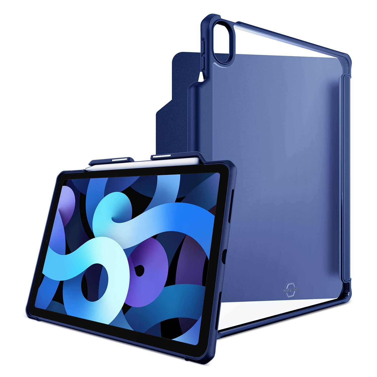 BAO DA KHÁNG KHUẨN VÀ CHỐNG SỐC QUÂN SỰ ITSKINS (PHÁP) HYBRID SOLID FOLIO DROP TEST 3M FOR IPAD 10.9INCH (IPAD AIR 4)