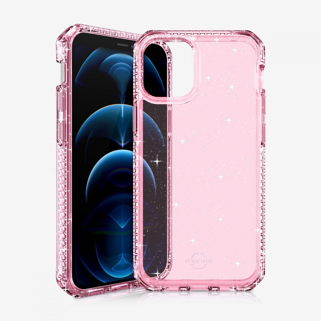 ỐP LƯNG KHÁNG KHUẨN VÀ CHỐNG SỐC QUÂN SỰ ITSKINS (PHÁP) HYBRID SPARK DROP SAFE 3M/10FT IPHONE 12 MINI
