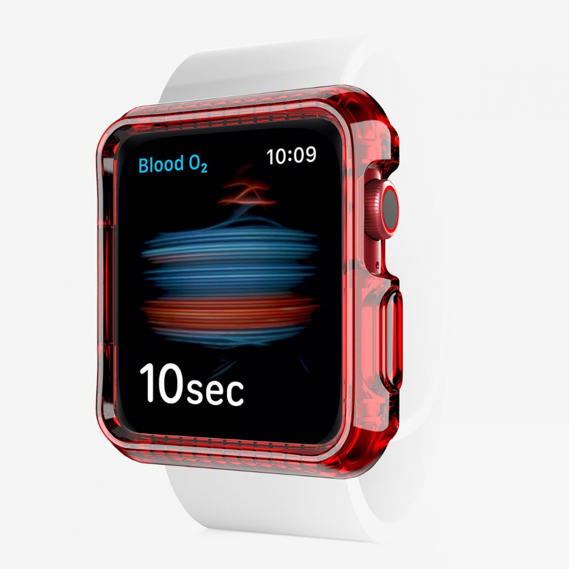BỘ ỐP KHÁNG KHUẨN VÀ CHỐNG SỐC QUÂN SỰ ITSKINS (PHÁP) SPECTRUM // CLEAR﻿﻿﻿﻿ – ANTIMICROBIAL dành cho Apple Watch SE/4/5/6 40/44MM
