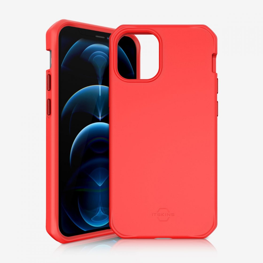 ỐP LƯNG KHÁNG KHUẨN VÀ CHỐNG SỐC QUÂN SỰ ITSKINS (PHÁP) HYBRID SILK DROP SAFE 3M/10FT IPHONE 12 MINI
