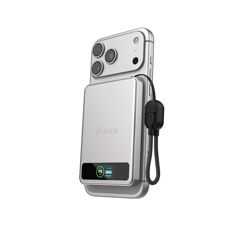 Sạc Dự Phòng Thể Rắn BMX SolidSafe™ 20W 5000mAh Qi2 MagSafe | Pin Thể Rắn Đầu Tiên Thế Giới – B939-05