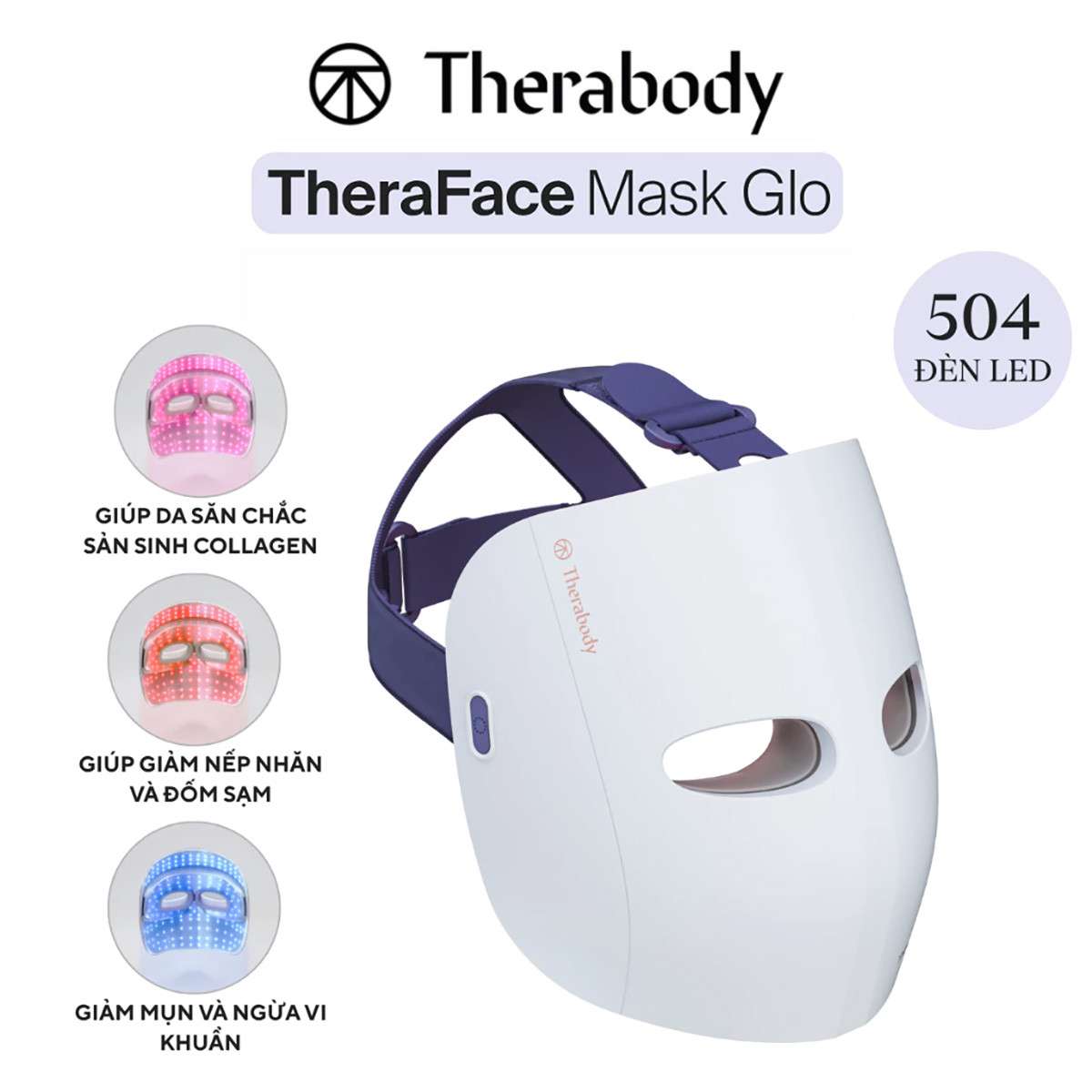 Mặt nạ ánh sáng sinh học Therabody TheraFace Mask Glo