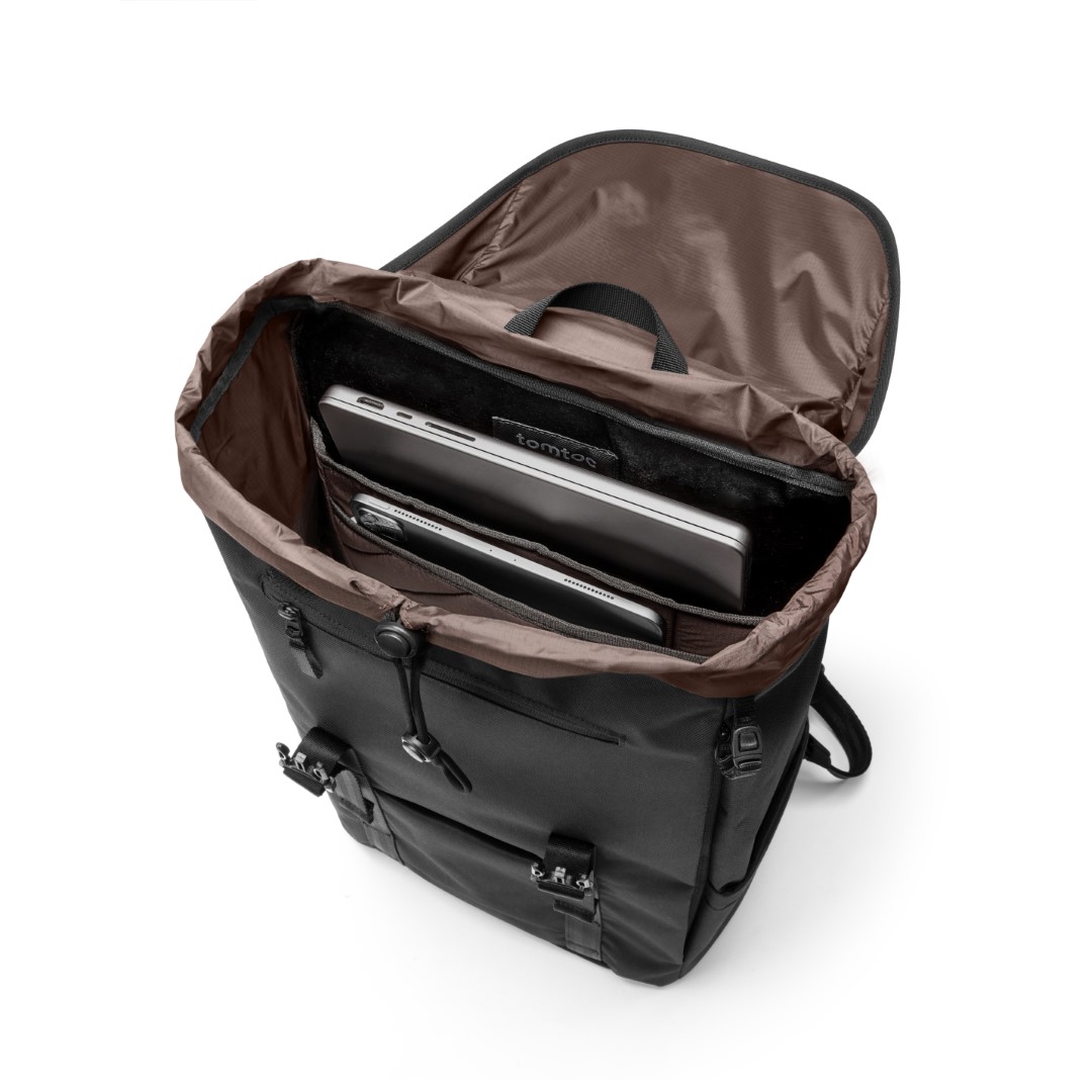 BALO TOMTOC (USA) VINTPACK LAPTOP BACKPACK FOR 13-16 INCH MACBOOK LAPTOP, LARGE CAPACITY 22L TA1