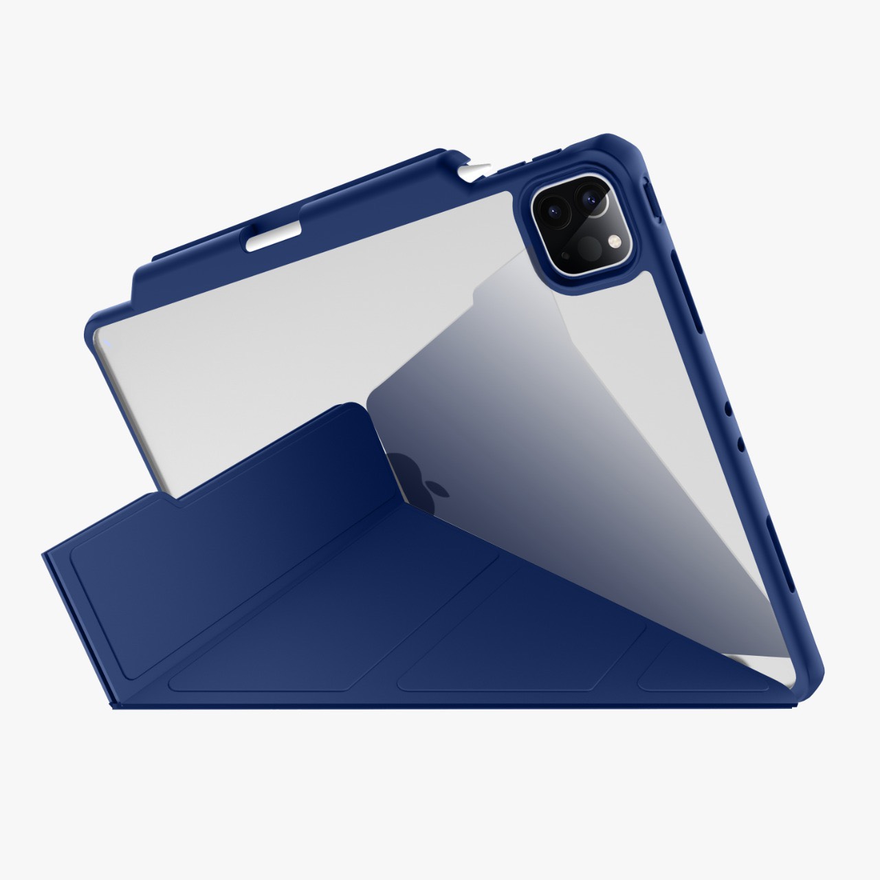 BAO DA KHÁNG KHUẨN VÀ CHỐNG SỐC QUÂN SỰ ITSKINS (PHÁP) HYBRID SOLID FOLIO DROP TEST 3M FOR IPAD 12.9-INCH M1 2021 APP3-HBSFO