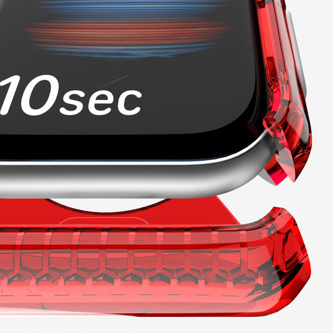 BỘ ỐP KHÁNG KHUẨN VÀ CHỐNG SỐC QUÂN SỰ ITSKINS (PHÁP) SPECTRUM // CLEAR﻿﻿﻿﻿ – ANTIMICROBIAL dành cho Apple Watch SE/4/5/6 40/44MM