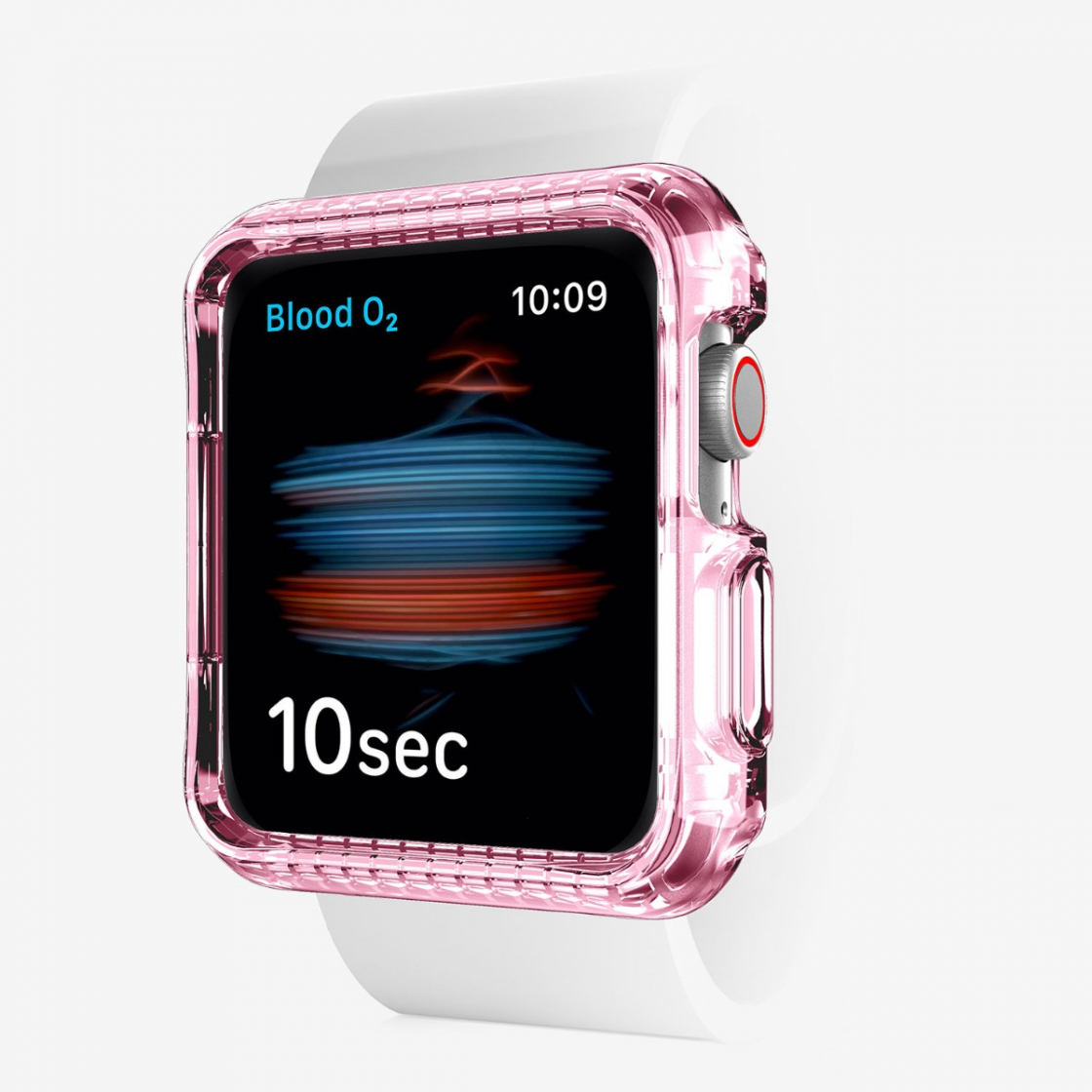 BỘ ỐP KHÁNG KHUẨN VÀ CHỐNG SỐC QUÂN SỰ ITSKINS (PHÁP) SPECTRUM // CLEAR﻿﻿﻿﻿ – ANTIMICROBIAL dành cho Apple Watch SE/4/5/6 40/44MM