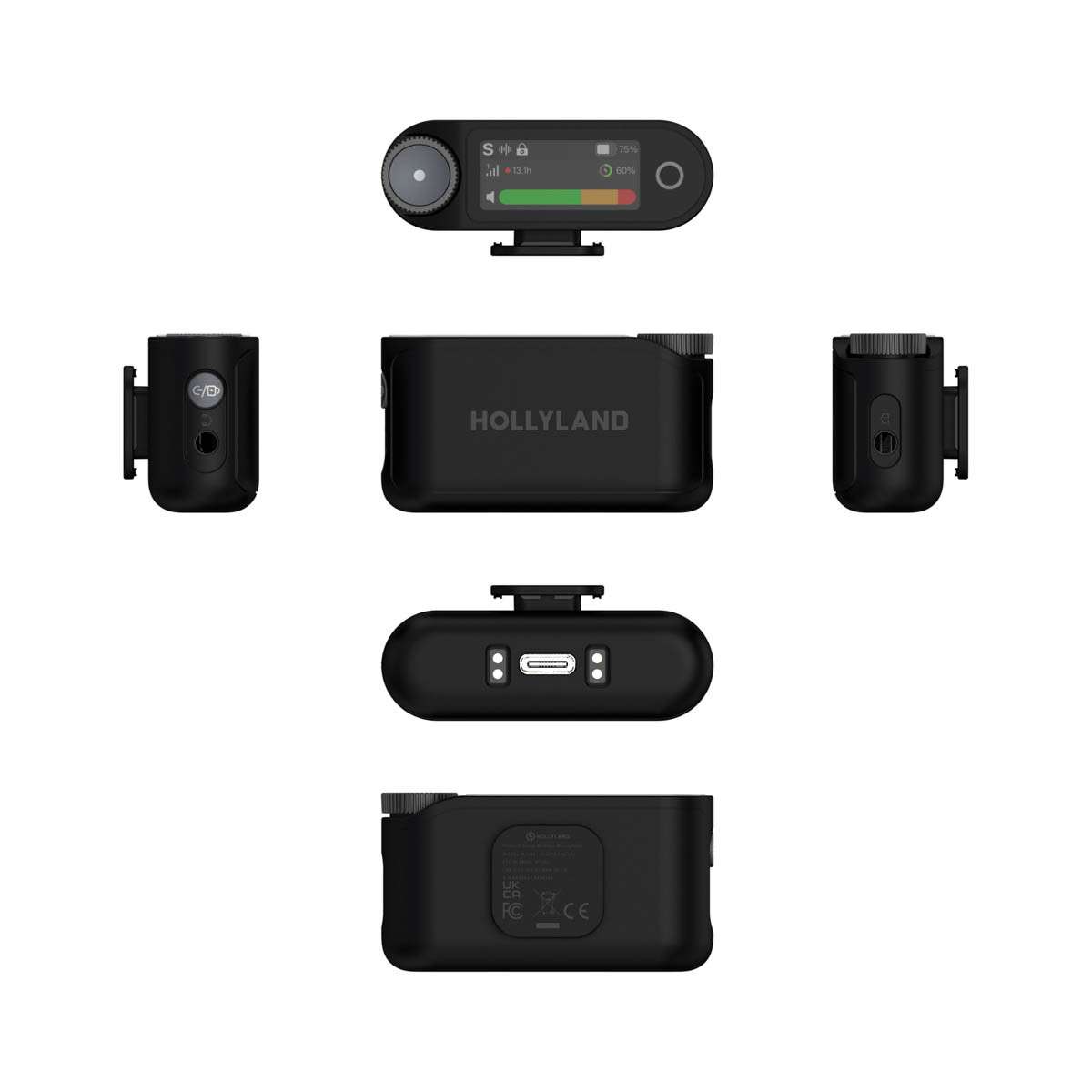 Bộ Micro không dây Hollyland Lark Max 2 Combo 4-Person Version (Camera RX, USB-C RX)
