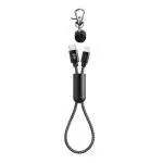 CÁP IPHONE 14 I 13 I 12 C TO LIGHTNING 20/30W HYPERDRIVE KEYCHAIN 0.2M MFI IPHONE/IPAD HD-CLM302