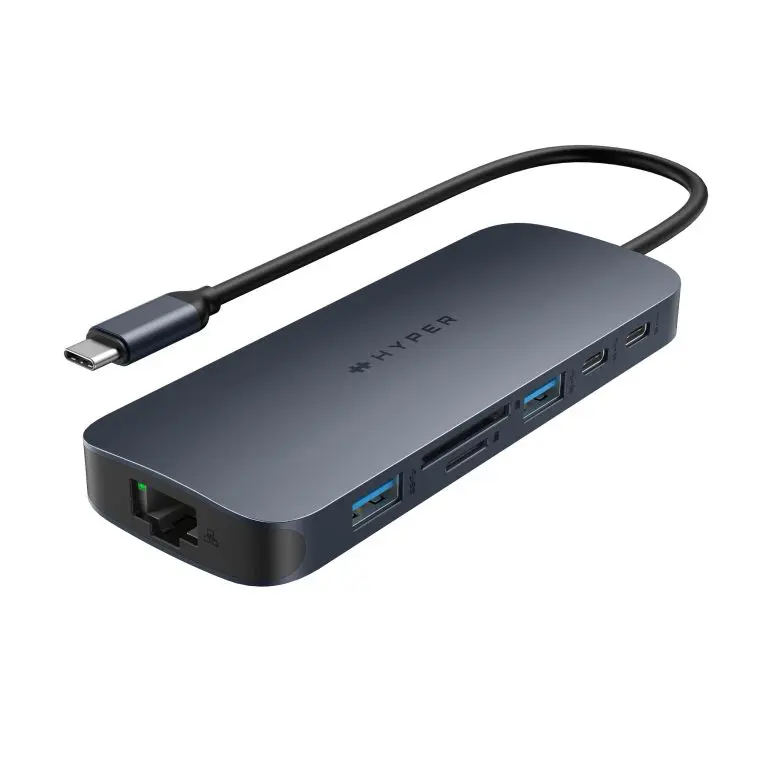 CỔNG CHUYỂN HYPERDRIVE NEXT 11 PORT DUAL 4K60HZ HDMI USB-C CHO LAPTOP/MACBOOK – HD4006GL