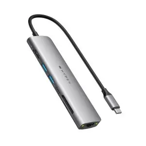 CỔNG CHUYỂN HYPERDRIVE SLAB 7 IN 1 USB-C HUB FOR MACBOOK, SURFACE, PC/iPHONE 15 – HD22H