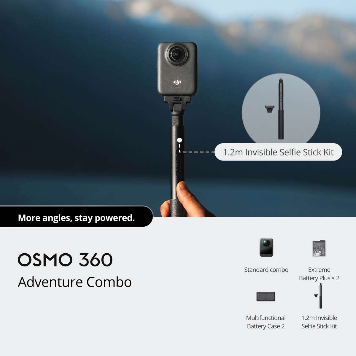 Camera DJI Osmo 360 Adventure Combo