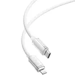 Cáp Innostyle USB-C to Lightning CryStalShine 1.5 Mét white