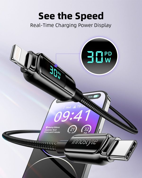 Cáp sạc Innostyle USB-C to Lightning DigiPower – DP-CL301