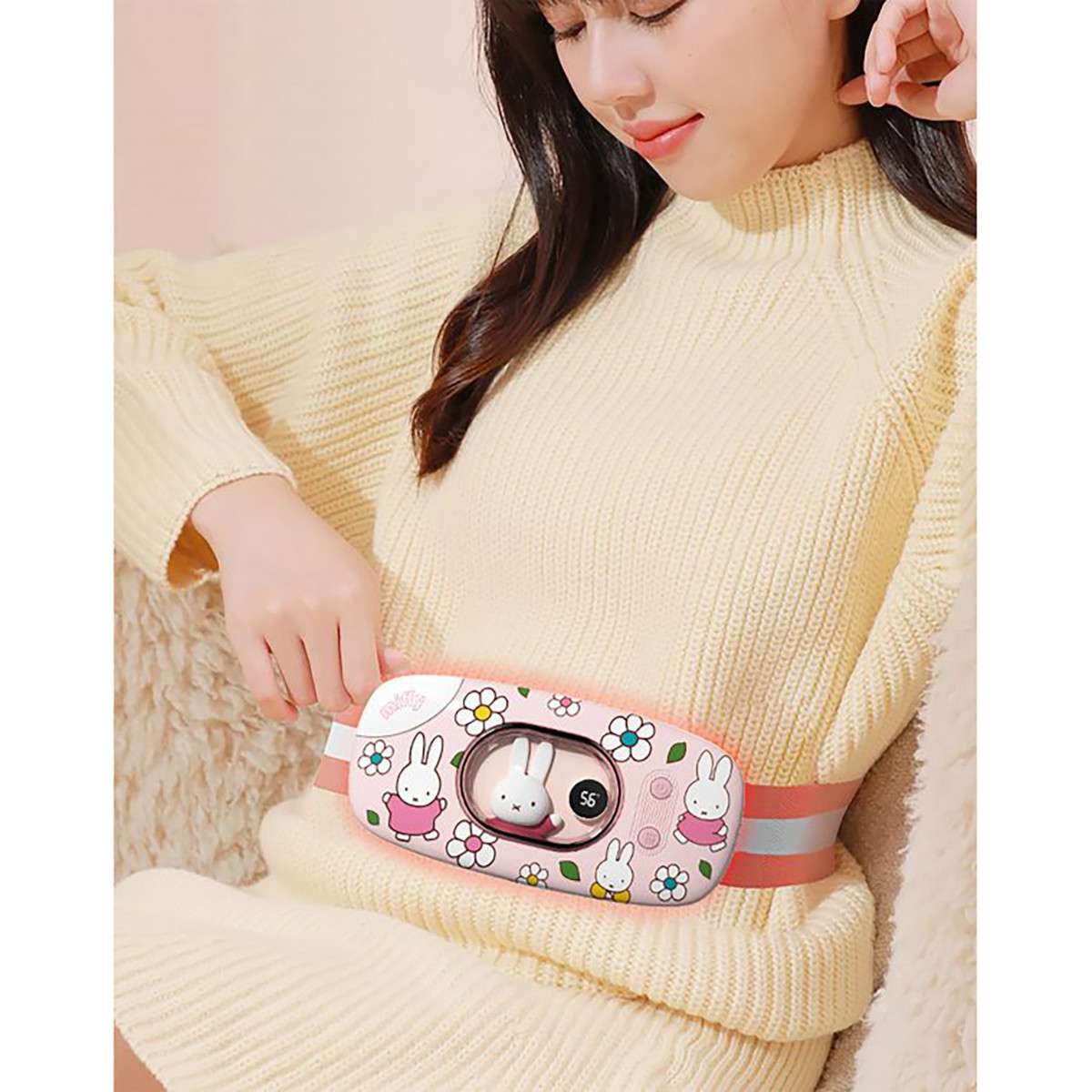 Đai massage sưởi ấm thắt lưng Mipow Miffi Heating Pad Massage Waist Belt MM5