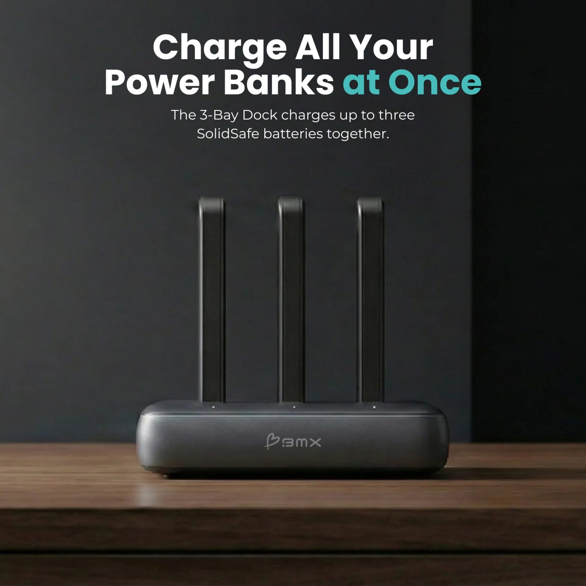 Dock Sạc Siêu an toàn chống cháy nổ BMX (USA) SolidSafe™ 3 TBAY – thiết bị charging Dock – C986-3B