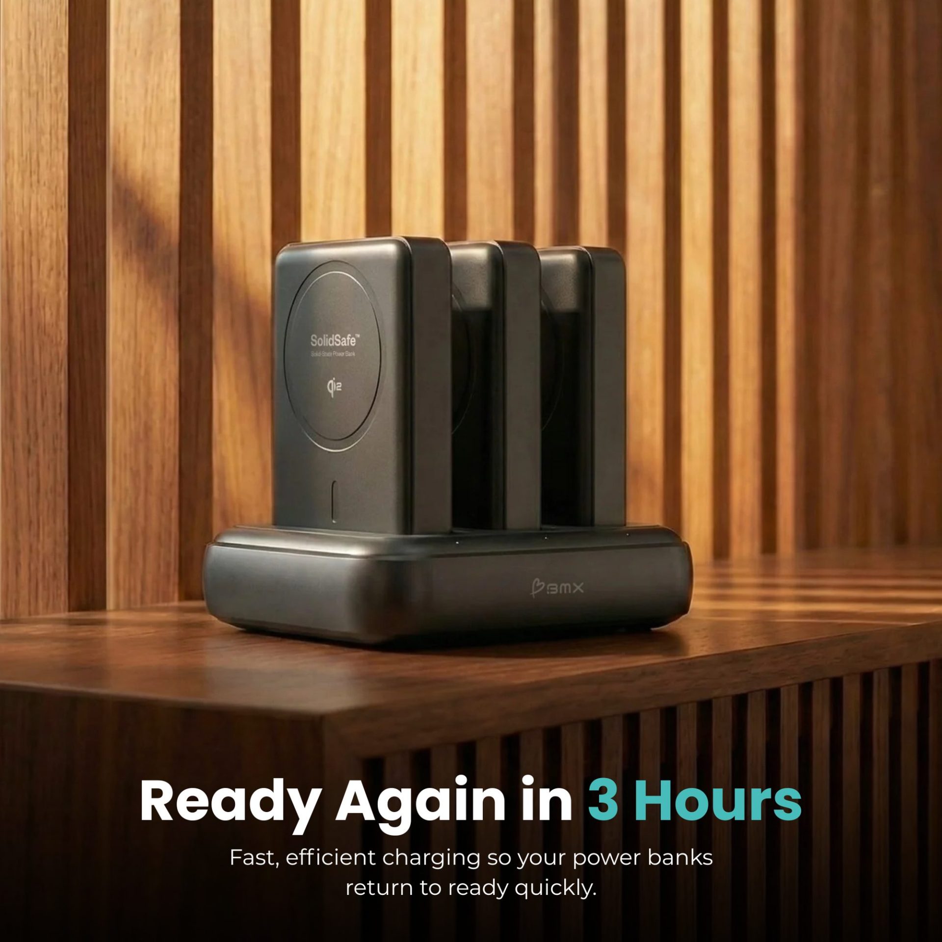 Dock Sạc Siêu an toàn chống cháy nổ BMX (USA) SolidSafe™ 3 TBAY – thiết bị charging Dock – C986-3B