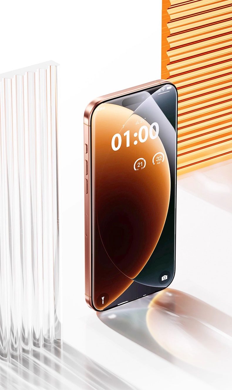 Kính Cường Lực Chống Phản Quang iPhone 18 Pro / 17 Pro 6.3” 2026 MIPOW VITALX AR HD PREMIUM Silk Cao Cấp