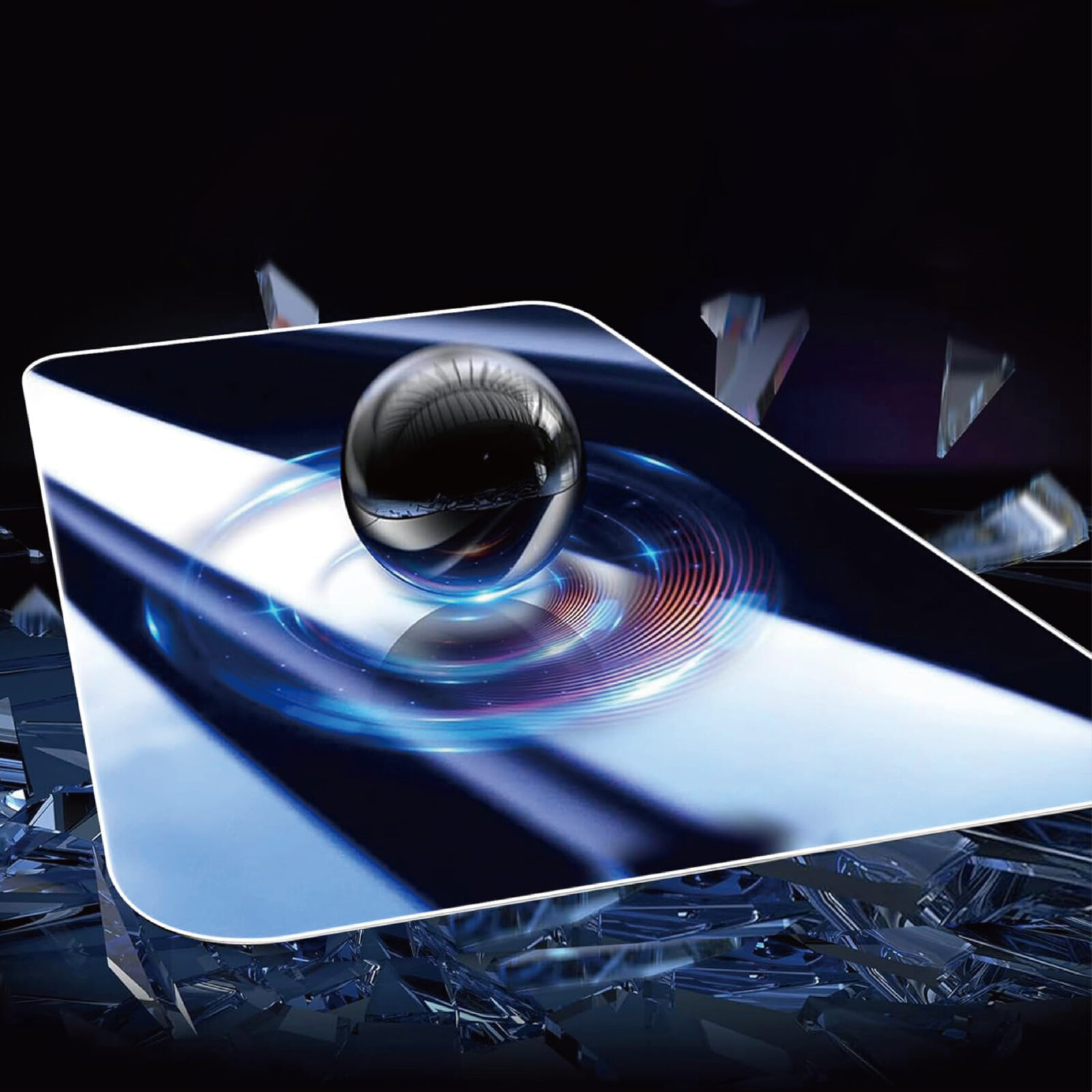 Kính Cường Lực iPhone 18 Pro Max / 17 Pro Max 6.9” 2026 MIPOW IRONBULL HD Ultra Clear Tool Kit & Frame Camera Cover (Không Viền)