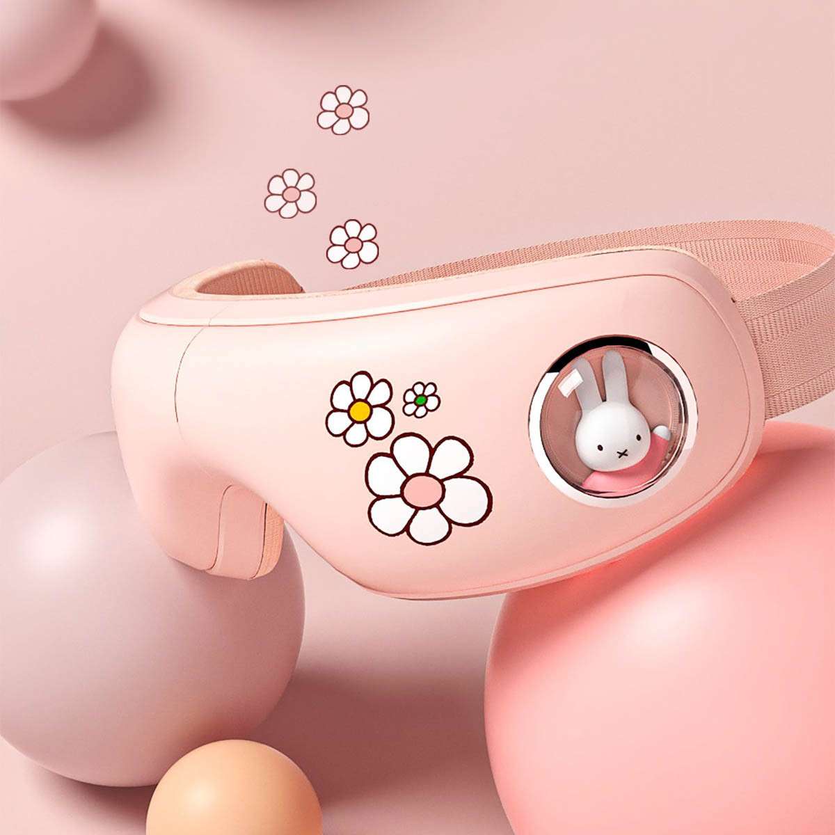 Máy Massage mắt 5 chế độ Mipow Miffy Foldable 3D Eye Massager CI502-MF-PK