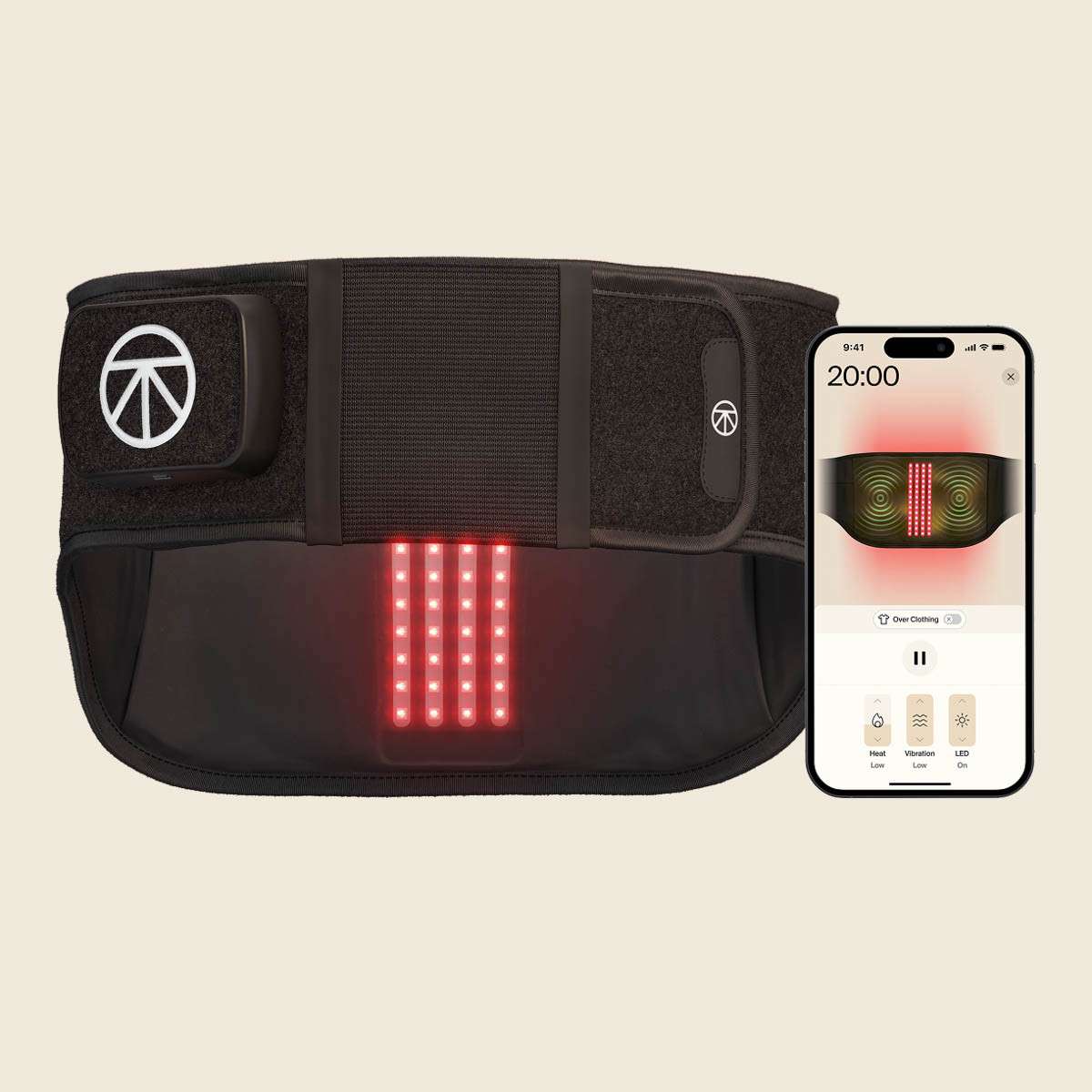 Máy massage Therabody ThermBack LED