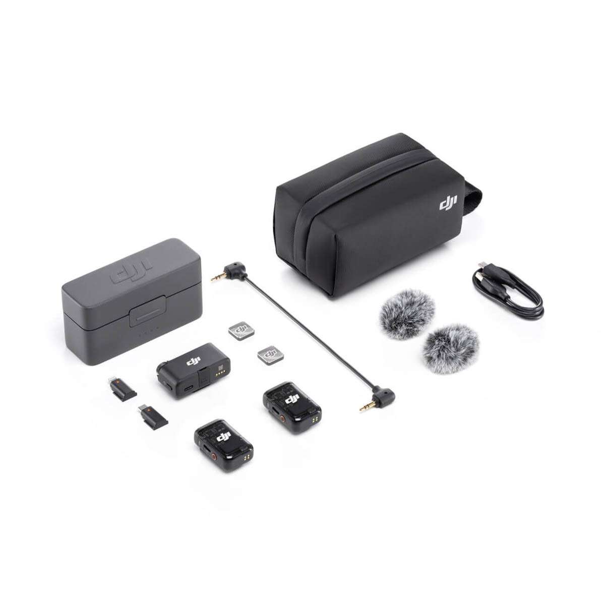 Micro không dây DJI Mic 2 (2 TX + 1 RX + Charging Case)
